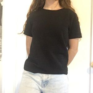 Black sparkly blouse